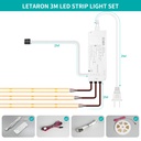 3M 3000K LED Strip Touch Dimmer